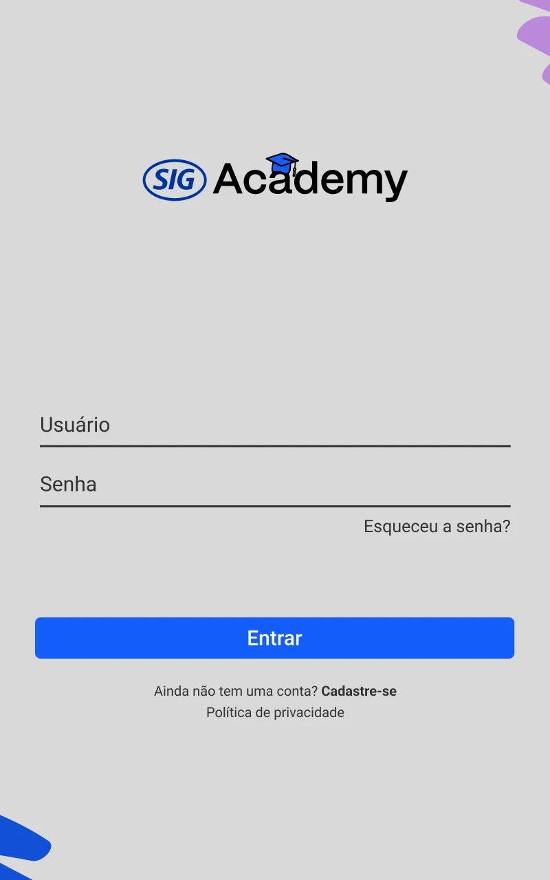 SIG Academy screenshot